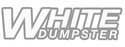White Dumpster