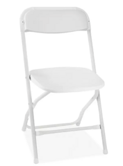 Folding Chairs - White