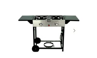 Double Burner Fryer Cart