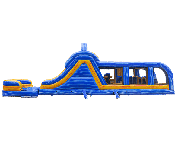 Melting Artic Dual Lane Slide and Obstacle Course