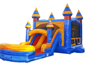Melting Artic Dual Lane Bounce House and Water Slide