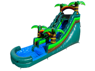 18' Tropical Water Slide