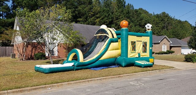 Sports Combo with Slide and Pool