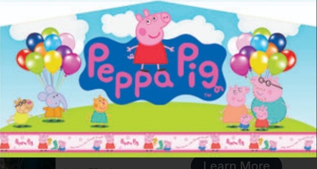 Pepper Pig Banner