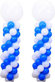 3 Color Balloon Columns 2pt