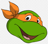 Orange Ninja Turtle