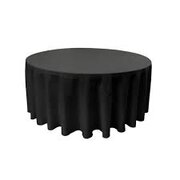 Black Circle Table Cover 