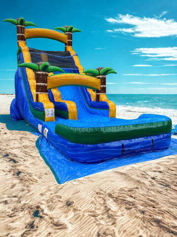 20' Blue Crush Waterslide