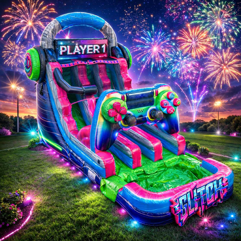 Gamer Glitch Dual Waterslide