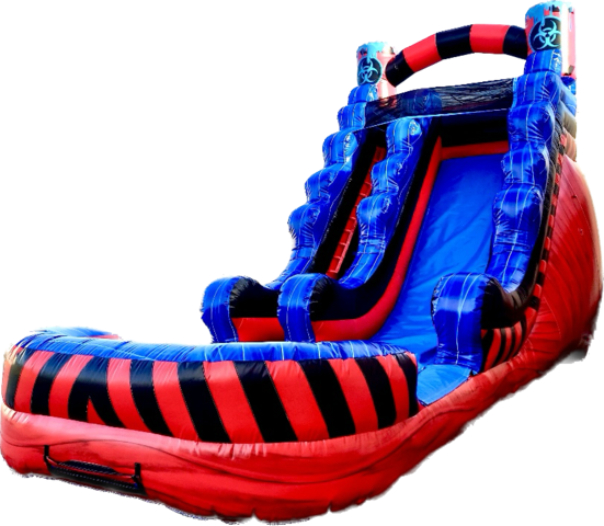 toxic plunge water slide