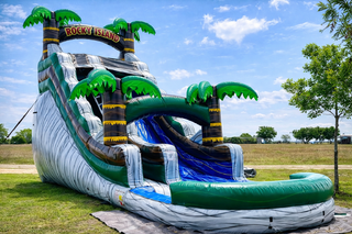 20Ft Rocky Island Waterslide