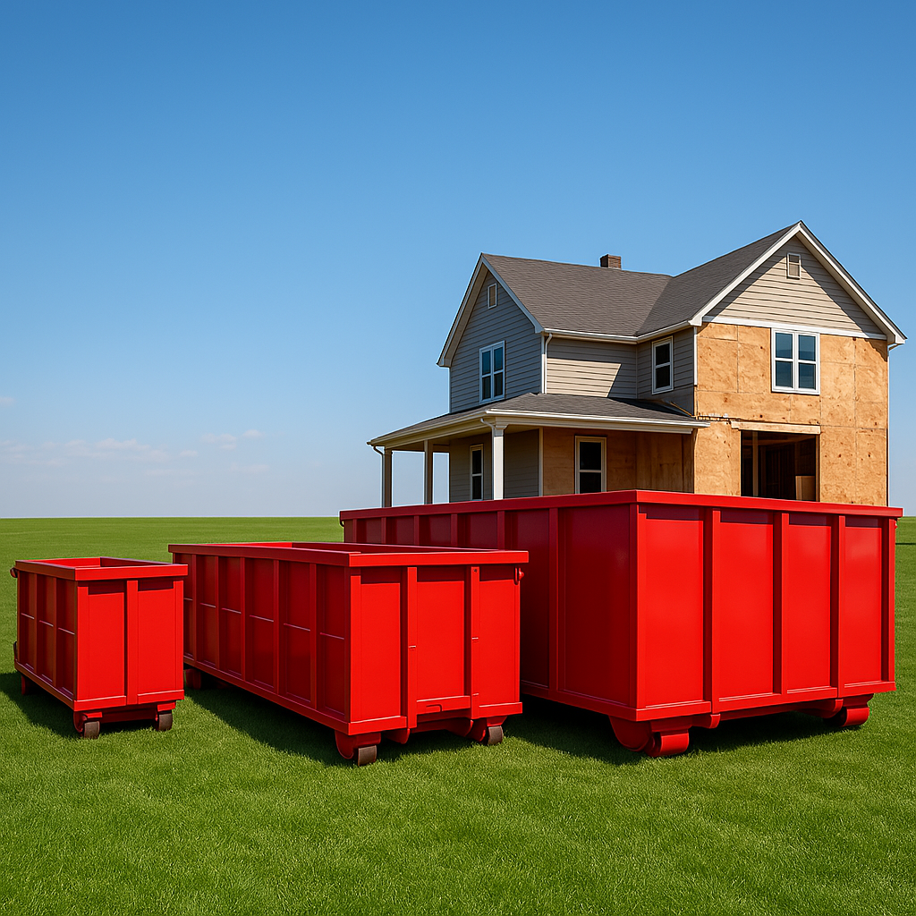 eco-friendly construction dumpster and industrial waste management
