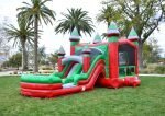 Midnight Bounce House Dual Lane Water Slide