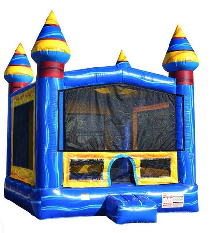 Blue Bounce House