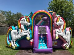 Unicorn bounce house