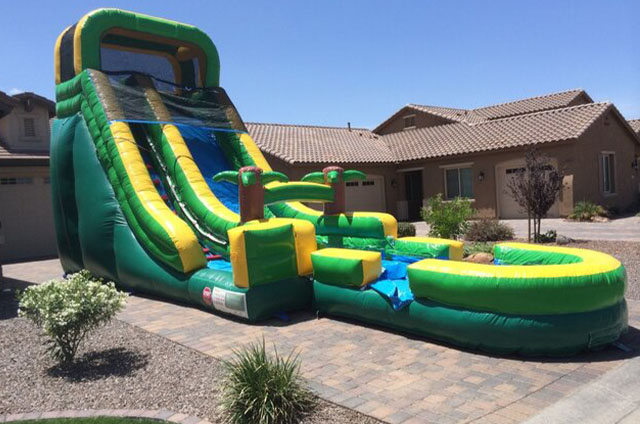 Inflatable Water Slide Jumping Castle Fun CKN - YouTube