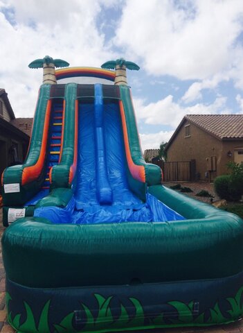 22 FT DUAL LANE SLIDE