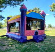 15' x 18' PINK AND PURPLE BOUNCE HOUSE