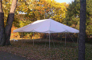 20 x 40 White Pole Tent
