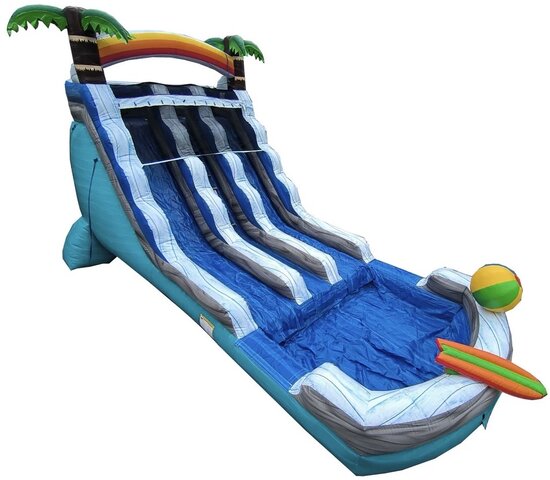 18ft Surfs Up Dual Lane Waterslide
