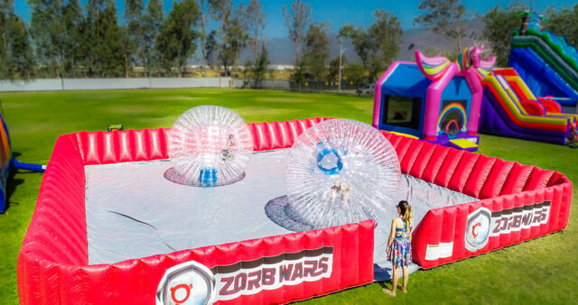 Zorb Ball Arena with 2 Balls