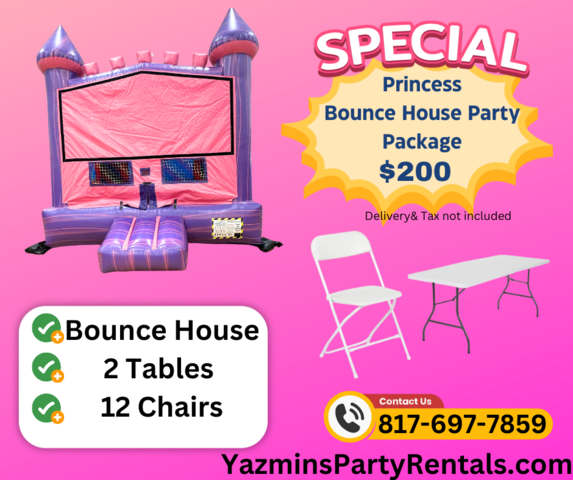 Princess Bounce House Package