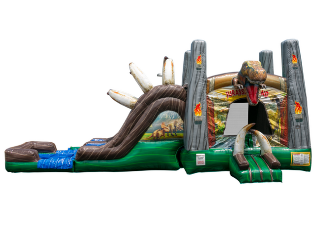 Dinosaur TREX Bounce House XL (Wet/ Dry Dual Slide)