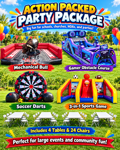 Inflatable party package 