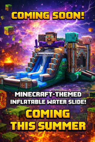 Minecrafter combo bounce house XL (Wet+dry)