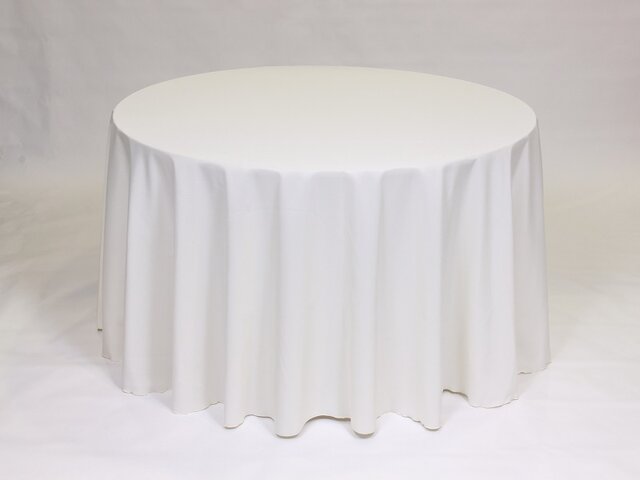 Round Table Cover (Ivory) 