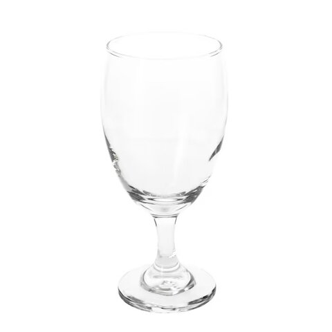 Glass water goblets 
