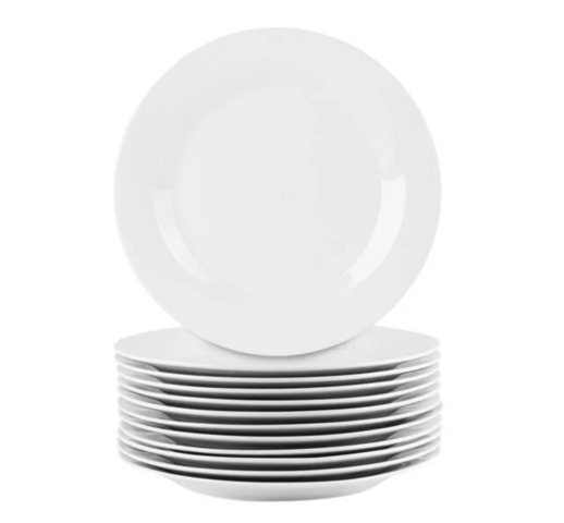 White dinner plates 