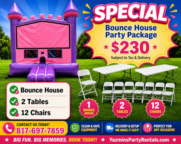 Princess Party Bounce House Package