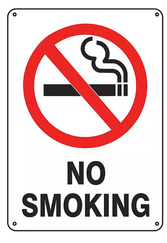 No smoking sign 