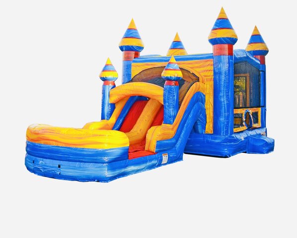 Blue Rush combo dual  slide ( wet / dry)