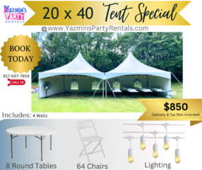 20 x 40 Tent Package