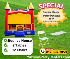 Colorful Bounce House Package 