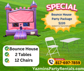 Princess Party Bounce House Package