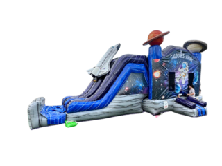  Space Bounce House  (Dual Slide) XL 