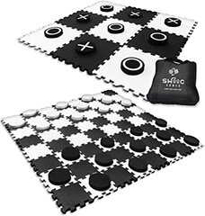 2-n-1 Giant Checkers and Tic Tac Toe
