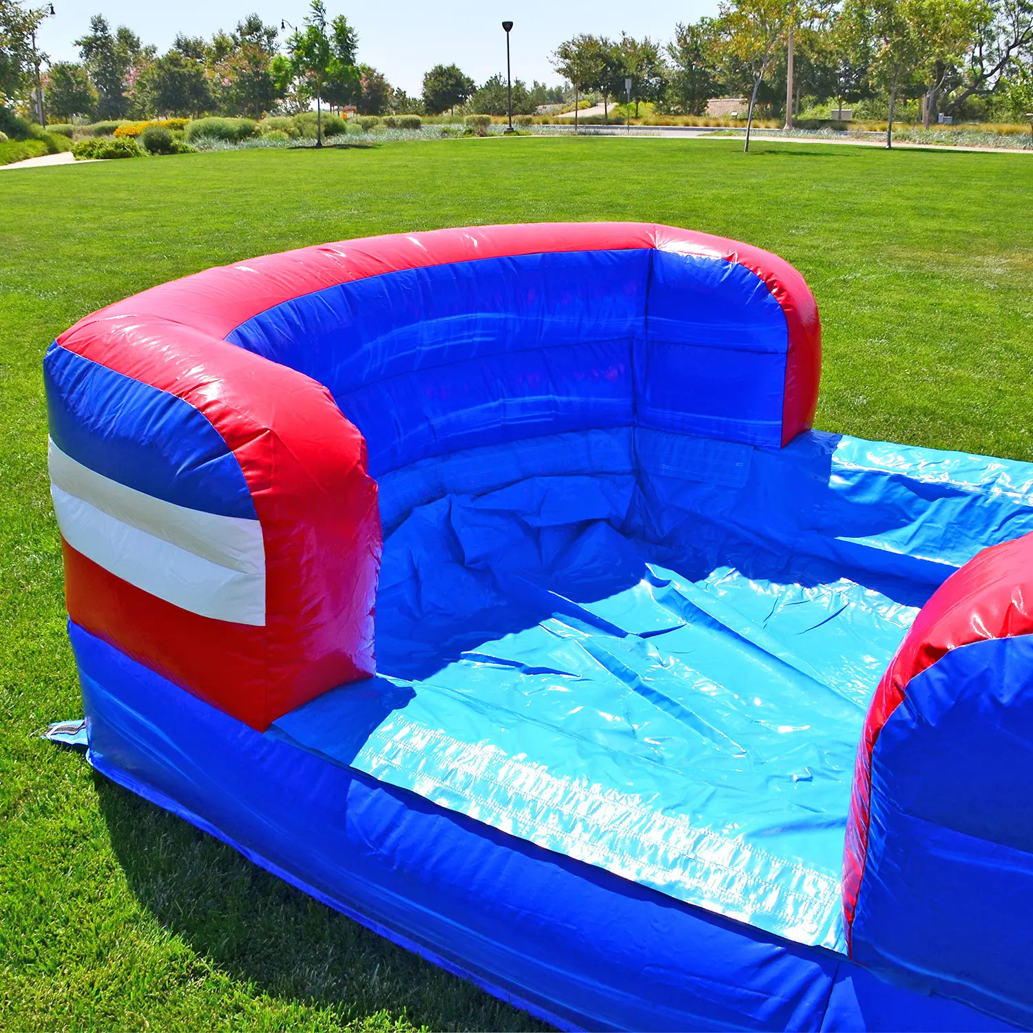 Inflatable pool landing zone for Boxing bounce house rental