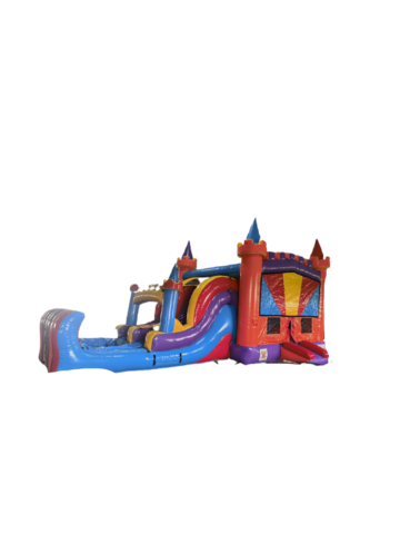 Castle Bounce House with Slide party package