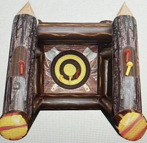 Axe Throwing inflatable game