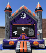 Halloween themed bounce house