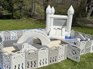 Grey and White softplay / playscape  set 1