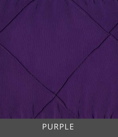 PINTUCK 108” ROUND PURPLE