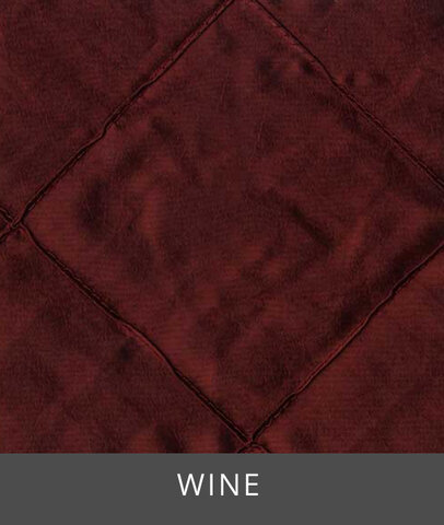 PINTUCK 90”X 156” TABLE LINEN RECTANGLE WINE