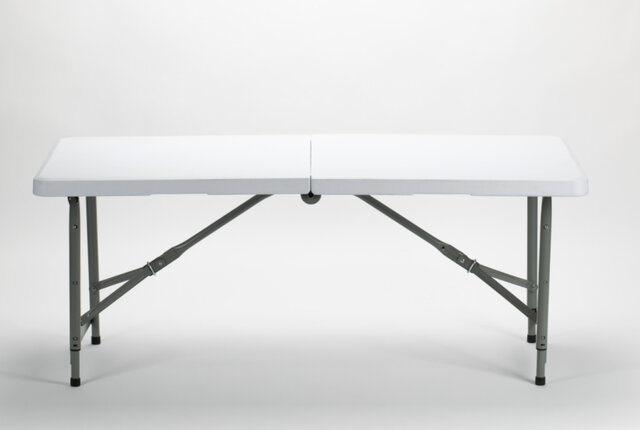 4” Rectangle folding table