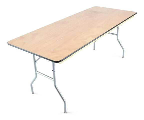 8’ Rectangle Banquet table