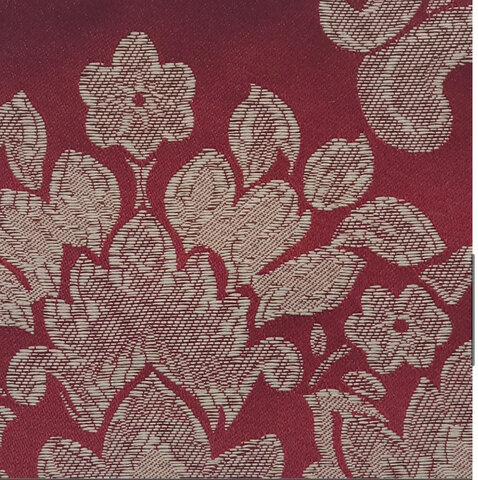 BEETHOVEN DAMASK CRIMSON  Rectangle 90”X 156”